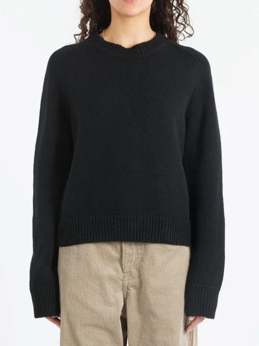Online - Plain Saddle Sleeve Crewneck in Women Tops & Blouses | Knitwear