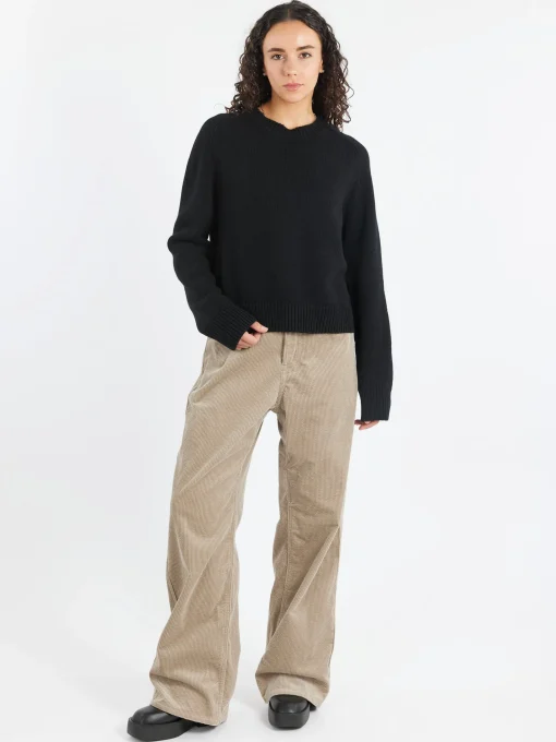 Online - Plain Saddle Sleeve Crewneck in Women Tops & Blouses | Knitwear
