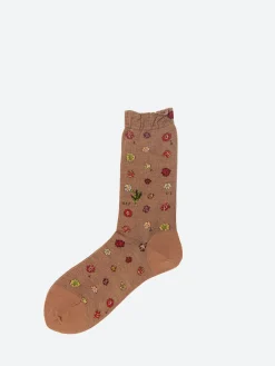 Fashion - Polka Flower Socks in Women Socks & Hosiery | Belts