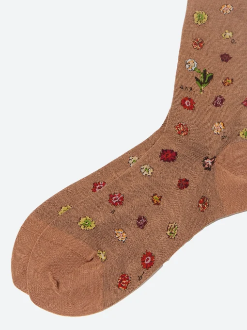 Fashion - Polka Flower Socks in Women Socks & Hosiery | Belts