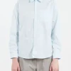 Discount - Boyfriend Brodee Shirt in Pale Blue Women Tops & Blouses | Overalls & Jumpsuits