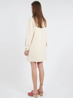 Outlet - Mia Dress in Ecru Women Dresses