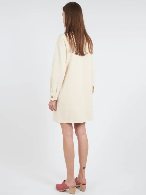 Outlet - Mia Dress in Ecru Women Dresses