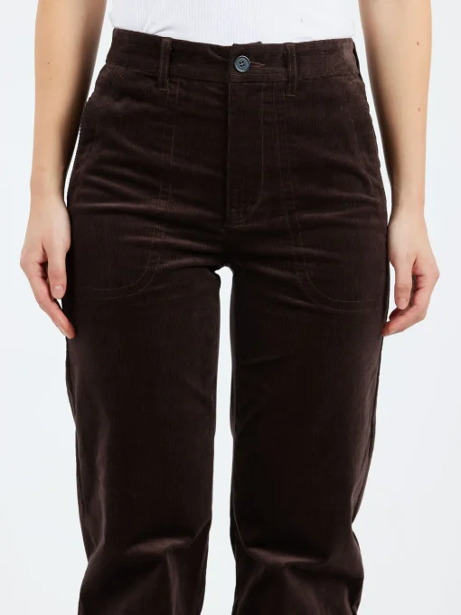 New - Seaside Pant in Dark Brown Women Pants
