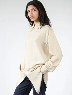 Outlet - Lela Shirt in Sabbia Women Tops & Blouses