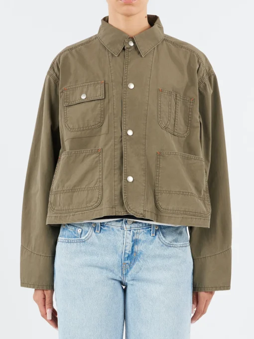 New - Short Coverall Jacket in Women Outerwear