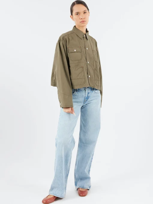 New - Short Coverall Jacket in Women Outerwear