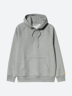 Best - Hooded Chase Sweatshirt in Grey Heather/Gold Sweatshirts