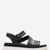 Online - Tuscan Strap in Black Women Sandals