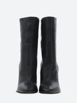 Discount - C1398 Wedge Boot in Black Women Heels | Boots