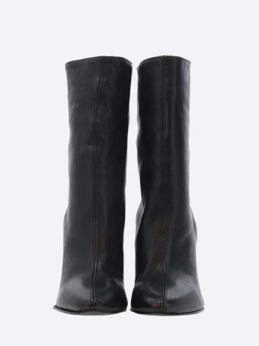 Discount - C1398 Wedge Boot in Black Women Heels | Boots