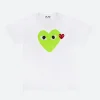 Sale - T105 T-Shirt in White with Heart Print Women Tops & Blouses | T-Shirts