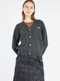 Sale - Women's Lambswool V-Neck Knit Cardigan in Women Tops & Blouses | Knitwear