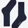 Online - Lhasa Rib Casual Crew Sock in Dark Navy Socks