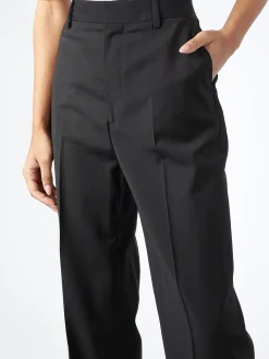 Fashion - Cara Cool Wool Trousers in Black Women Pants