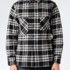 Clearance - Heavy Nel Work Shirt in Black Button-Ups