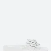 Clearance - Anata Slide Sandals in Bianco Nappa and Bianco Women Overalls & Jumpsuits | Slides