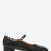 Hot - Bell Mary Jane in Nero Nappa Women Shoes | Heels