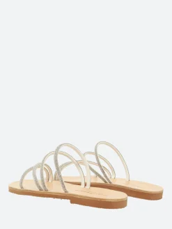 Outlet - Katina in Silver Sparkle Women Sandals