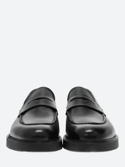 Online - Marvis Penny Loafers in Nero Vitello Shoes | Loafers