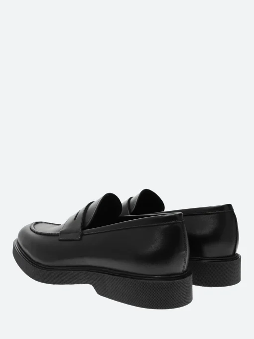 Online - Marvis Penny Loafers in Nero Vitello Shoes | Loafers