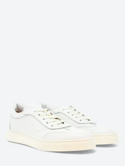 Outlet - Mustafa Low Top Sneakers in Bianco Glove Tinto Sneakers