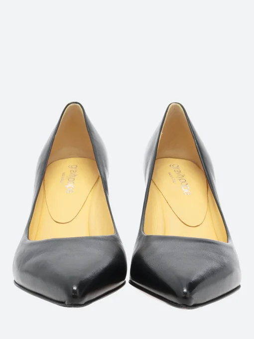 Outlet - Nadio Pointed Toe Pumps in Nero Nappa Women Shoes | Overalls & Jumpsuits