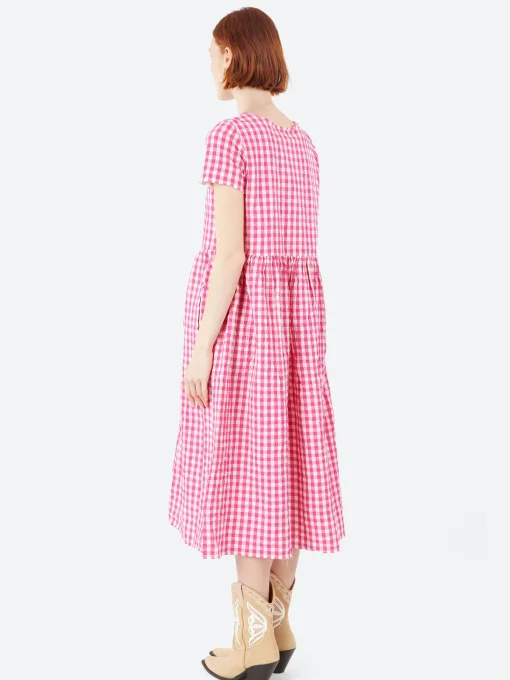 Best - Demi Dress in Azalea Check Women Dresses