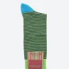 Sale Marcoliani - Palio Stripe Sock in Apple Socks