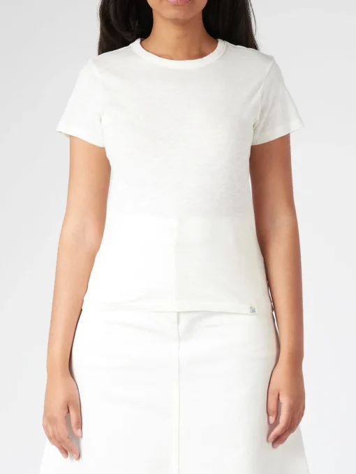 Outlet - Women's Relaxed T-Shirt in White Women Tops & Blouses | T-Shirts