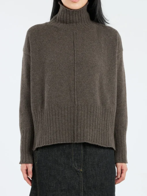 New - Cashmere Blend Turtleneck in Women Tops & Blouses | Knitwear