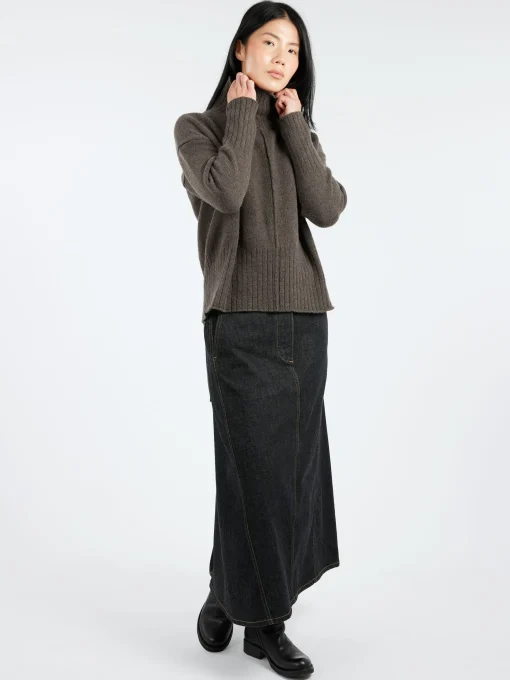 New - Cashmere Blend Turtleneck in Women Tops & Blouses | Knitwear