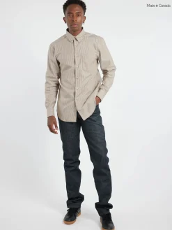 New Naked & Famous - Soft Finish Classic Stripe Easy Shirt in Button-Ups