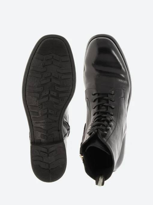 Sale - Chronicle 004 Lace-Up Boots in Nero Ignis Boots