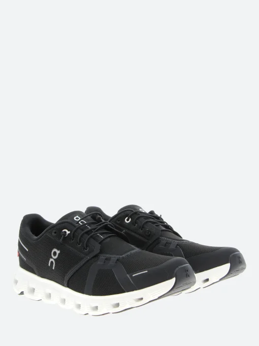Online - Men's Cloud 6 in Black and White Sneakers