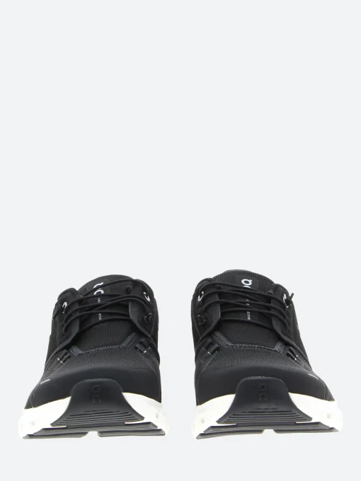 Online - Men's Cloud 6 in Black and White Sneakers