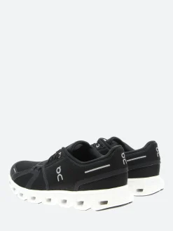 Online - Men's Cloud 6 in Black and White Sneakers