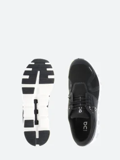 Online - Men's Cloud 6 in Black and White Sneakers