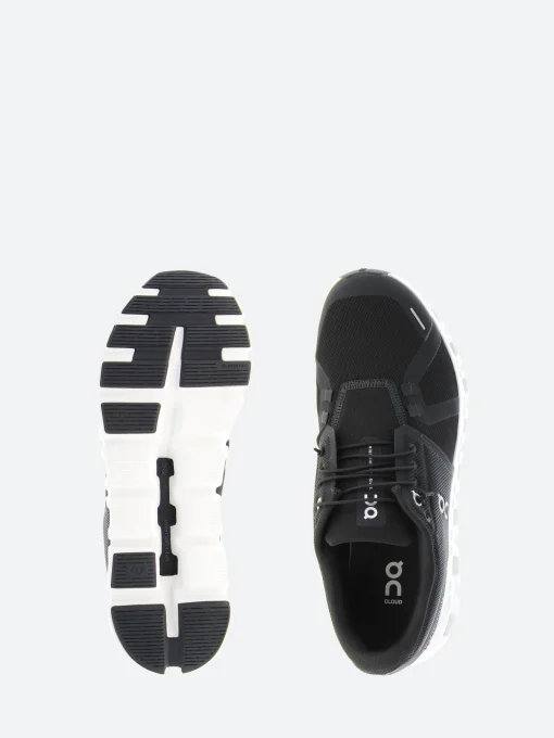 Online - Men's Cloud 6 in Black and White Sneakers