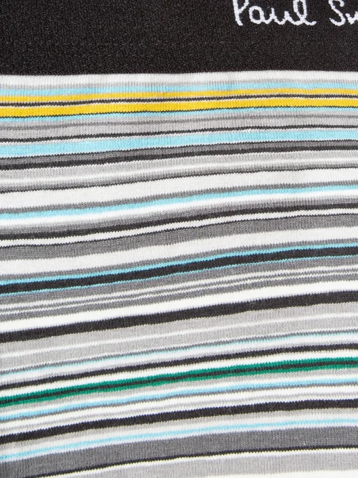 Best - Multi Signature Stripe Low-Rise Boxer Briefs Three Pack Undergarments