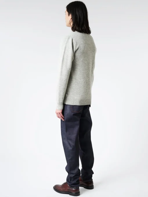 Discount - Makers Stitch Cardigan in Light Grey Knitwear