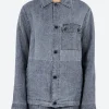 Fashion Pomandere - Denim Shirt in Indaco Women Tops & Blouses | Button-Ups