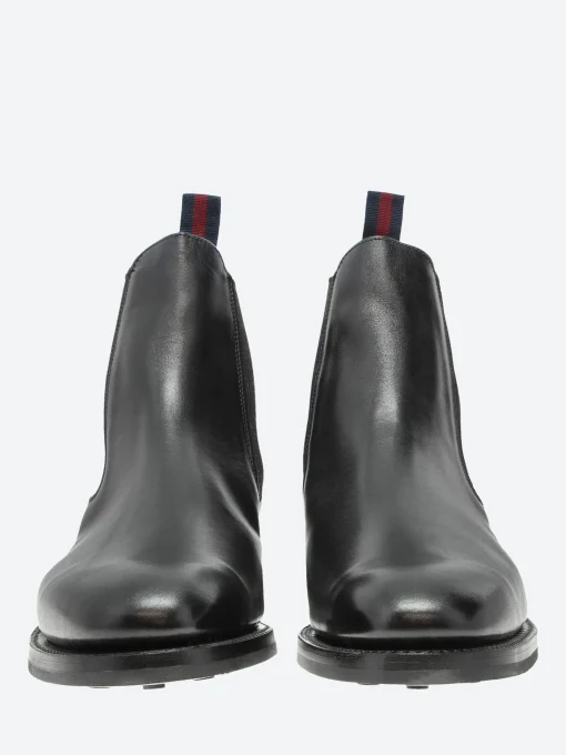 New - Liam Chelsea Boot in Black Calf Boots