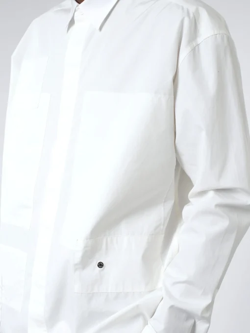 Clearance - Paysage Shirt in Off White Button-Ups