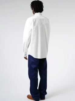 Clearance - Paysage Shirt in Off White Button-Ups